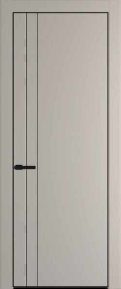 Межкомнатная дверь Profil Doors 12 PA Черный матовый Сэнд