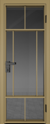 Алюминиевая дверь Profil Doors 10 AG Золото Тонированное