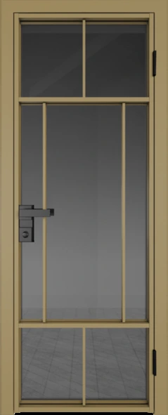Алюминиевая дверь Profil Doors 10 AG Золото Тонированное