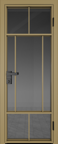 Алюминиевая дверь Profil Doors 10 AG Золото Тонированное