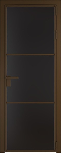 Алюминиевая дверь Profil Doors 13 AG Деорэ Монохром черный