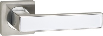 Ручка Ajax (Аякс) раздельная K.JK51.OPTIMA plus (OPTIMA plus JK) SN/WH-19 матовый никель/белый