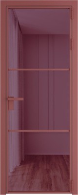 Алюминиевая дверь Profil Doors 13 AG Красный антрацит Фиолетовый Шпион