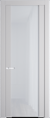 Межкомнатная дверь Profil Doors 1.13 P Белый триплекс Крем Вайт (RAL 120-02)