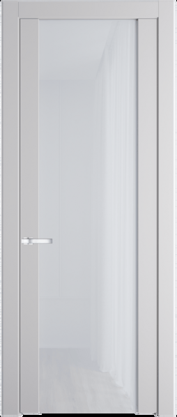 Межкомнатная дверь Profil Doors 1.13 P Белый триплекс Крем Вайт (RAL 120-02)