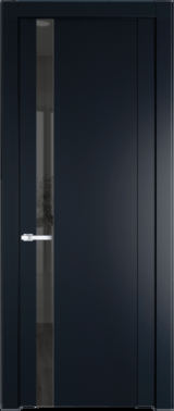 Межкомнатная дверь Profil Doors 1.2 P Зеркало серое Нэви Блу (RAL 7016)