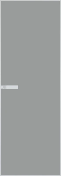Алюминиевая дверь Profil Doors 1AGN Вайт Монохром серый