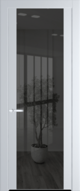 Межкомнатная дверь Profil Doors 1.7 P Зеркало серое Вайт (RAL 110 96 02)