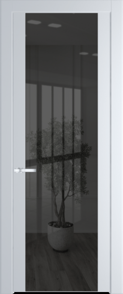 Межкомнатная дверь Profil Doors 1.7 P Зеркало серое Вайт (RAL 110 96 02)