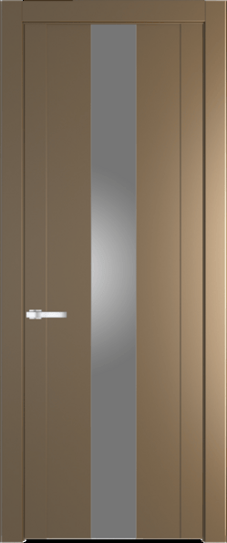 Межкомнатная дверь Profil Doors 1.9 P Монохром серебро (серебро матлак) Перламутр золото