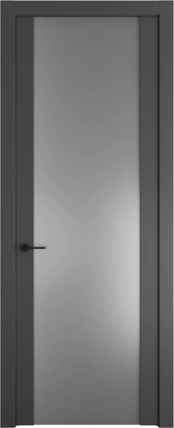 Межкомнатная дверь Profil Doors Orange 1.13P.O Монохром серебро (серебро матлак) Графит