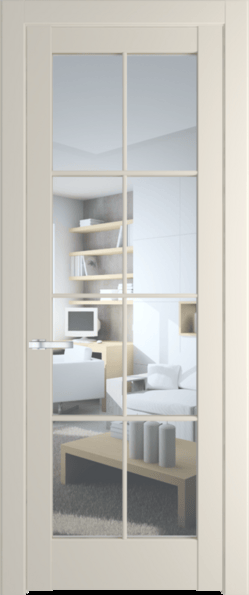 Межкомнатная дверь Profil Doors 4.1.2 (p.8) Кремовая Магнолия (RAL 120-04) Прозрачное