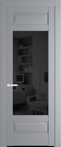 Межкомнатная дверь Profil Doors 4.3.3 PD Смоки (RAL 870-02) Черное тонированное