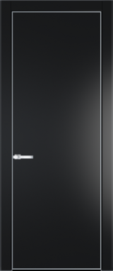Межкомнатная дверь Profil Doors Orange 1 PE.O Блэк Серебро