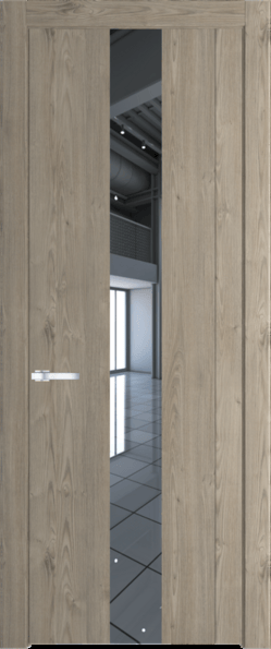 Межкомнатная дверь Profil Doors 1.9 N Зеркало Каштан темный