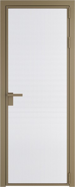 Алюминиевая дверь Profil Doors 1 AG Шампань Мору белое