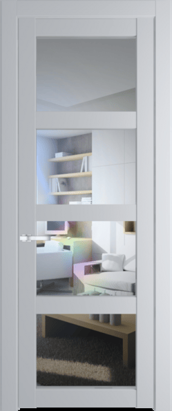 Межкомнатная дверь Profil Doors 1.4.2 PD Прозрачное Лайт Грей (RAL 870-01)