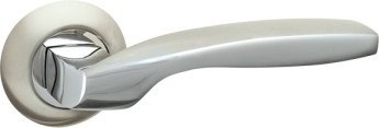 Ручка Fuaro (Фуаро) раздельная R.AR54.BOSTON (BOSTON AR) 140mm SN/CP-3 матовый никель/хром