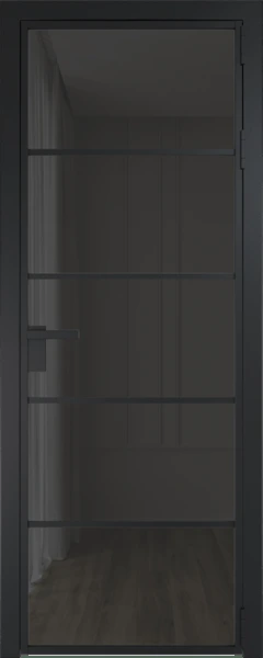 Алюминиевая дверь Profil Doors 14 AG Черный матовый Тонированное