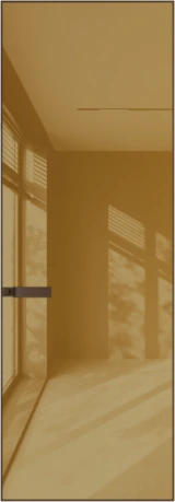 Алюминиевая дверь Profil Doors 1AGN ГЛЯНЕЦ Деорэ Золотой лак