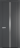Межкомнатная дверь Profil Doors 1.8 P Lacobel Серебряный лак Графит (Pantone 425С)
