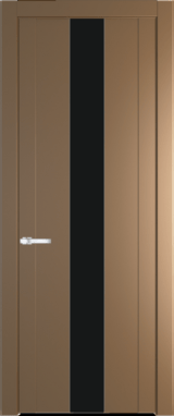 Межкомнатная дверь Profil Doors 1.9 P Монохром черный Перламутр золото