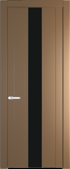 Межкомнатная дверь Profil Doors 1.9 P Монохром черный Перламутр золото