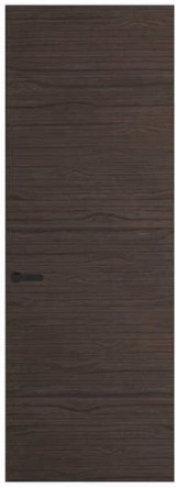 Межкомнатная дверь Profil Doors 1 VE шпон Шпон Венге Черный матовый