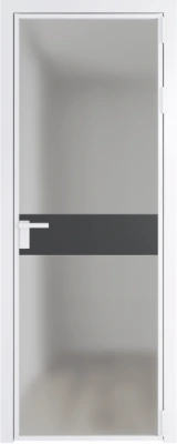 Алюминиевая дверь Profil Doors 6 AG Вайт Матовое Каштан темный