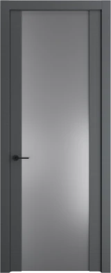 Межкомнатная дверь Profil Doors Orange 1.13P.O Монохром серебро (серебро матлак) Графит Элегант