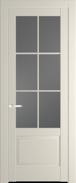 Межкомнатная дверь Profil Doors 4.2.2 (p.6) Кремовая Магнолия (RAL 120-04) Графит