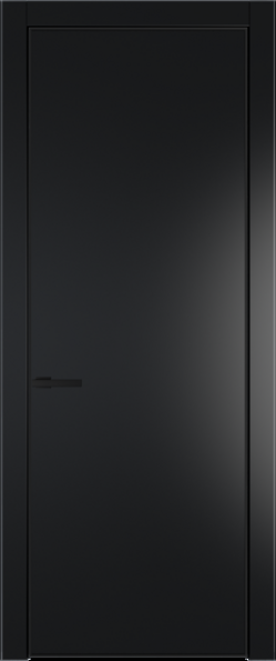 Межкомнатная дверь Profil Doors Orange 1 PE.O Блэк Черный матовый RAL9005