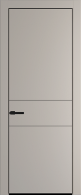 Межкомнатная дверь Profil Doors Orange 14 PE.O Сэнд Черный матовый RAL9005