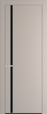 Межкомнатная дверь Profil Doors 21 PA Серебро Монохром черный Сэнд