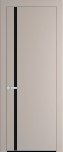 Межкомнатная дверь Profil Doors 21 PA Серебро Монохром черный Сэнд