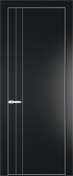 Межкомнатная дверь Profil Doors 12 PA Серебро Блэк