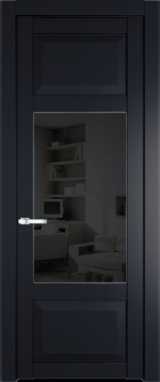 Межкомнатная дверь Profil Doors 1.3.3 PD Черное тонированное Нэви Блу (RAL 7016)