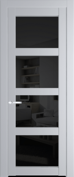 Межкомнатная дверь Profil Doors 1.4.2 PD Черное тонированное Лайт Грей (RAL 870-01)