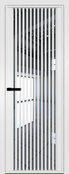 Алюминиевая дверь Profil Doors 3 AGP Вайт Зеркало