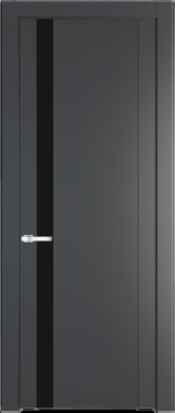 Межкомнатная дверь Profil Doors 1.2 P Монохром черный Графит (Pantone 425С)