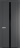 Межкомнатная дверь Profil Doors 1.8 P Lacobel Черный лак Графит (Pantone 425С)