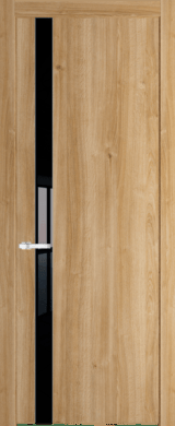 Межкомнатная дверь Profil Doors 18 NW Черный лак Дуб Карамель