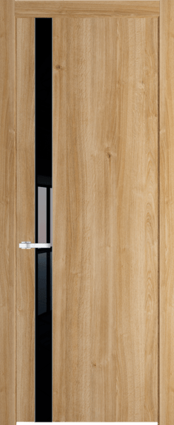 Межкомнатная дверь Profil Doors 18 NW Черный лак Дуб Карамель