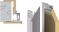Перемычка горизонтальная INVISIBLE REVERSE для двери Межкомнатная дверь Profil Doors 1 AG