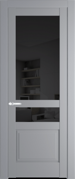 Межкомнатная дверь Profil Doors 3.5.4 PD Смоки (RAL 870-02) Черное тонированное