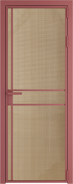 Алюминиевая дверь Profil Doors 9 AG Красный антрацит Кризет Золото