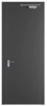 Противопожарная дверь Profil Doors PT 1 эмаль Графит (Pantone 425С)