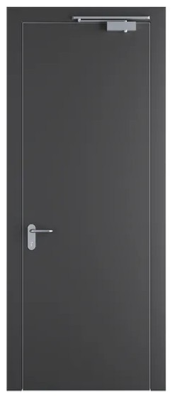 Противопожарная дверь Profil Doors PT 1 эмаль Графит (Pantone 425С)