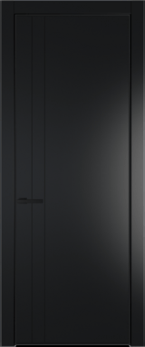 Межкомнатная дверь Profil Doors 12 PA Черный матовый Блэк