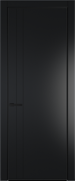 Межкомнатная дверь Profil Doors 12 PA Черный матовый Блэк